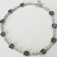 Magical Chameleon Silver Bracelet